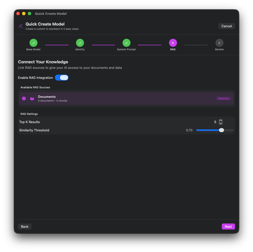Quick Create Model 4